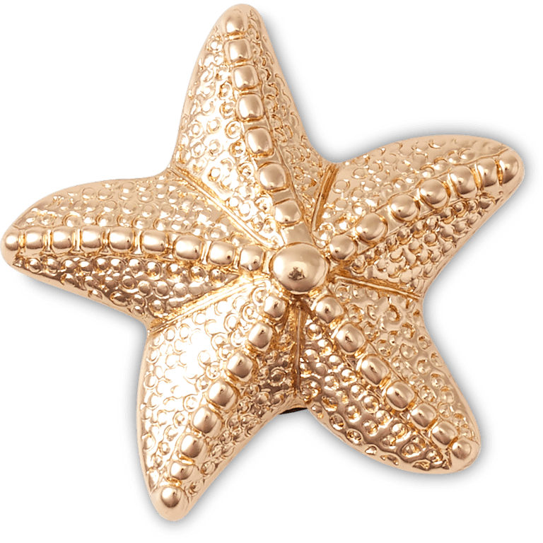 クロックス公式】ゴールド スター フィッシュ | ジビッツ チャーム