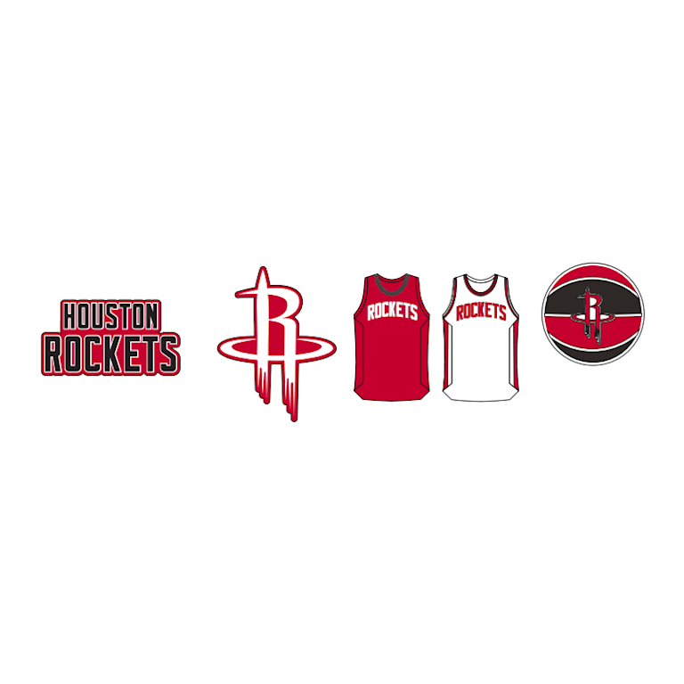 クロックス公式】NBA ヒューストン ロケッツ 5 パック