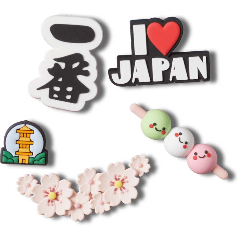 クロックス公式】日本限定 桜 5 パック | ジビッツ チャーム