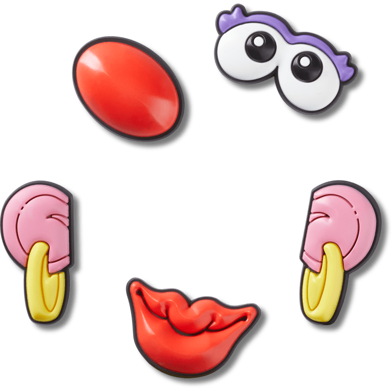 クロックス公式】ミセス ポテト ヘッド 5 パック | ジビッツ チャーム