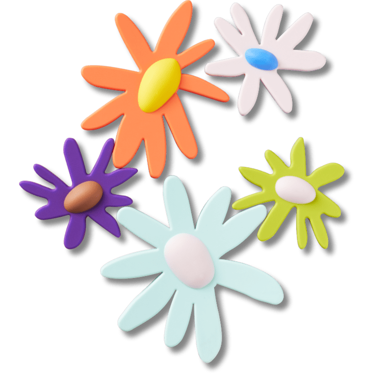 Crafted Daisy 5 Pack Jibbitz™ charms - Crocs