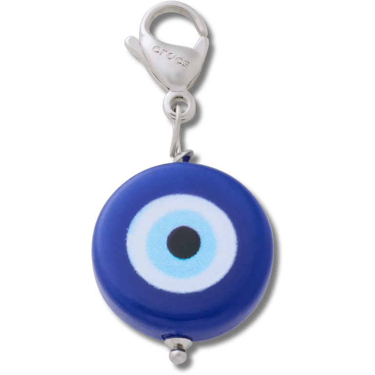 Blue and White Evil Eye Charm Jibbitz charm - Crocs