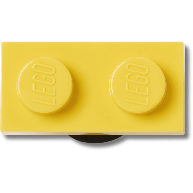 クロックス公式】レゴ® イエロータイル 1x2 | ジビッツ チャーム