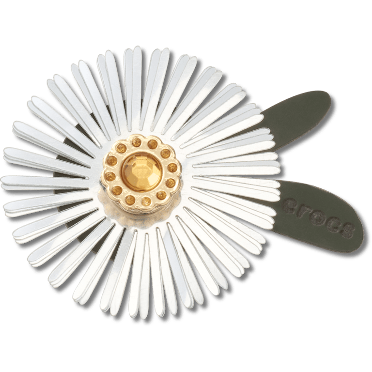 Silver Sequin Flower Jibbitz™ charms - Crocs