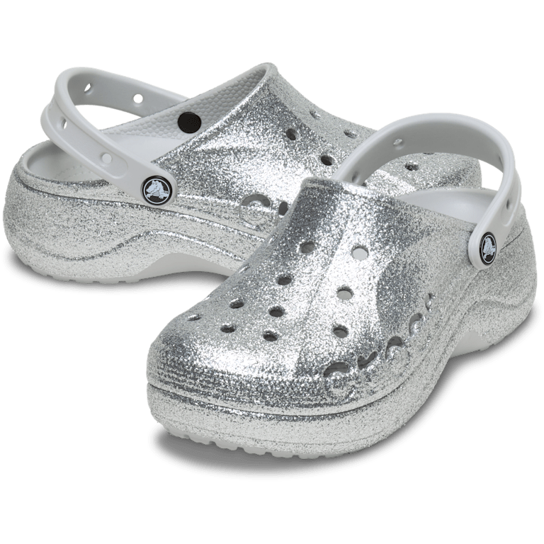 クロックス公式】バヤ プラットフォーム グリッター クロッグ