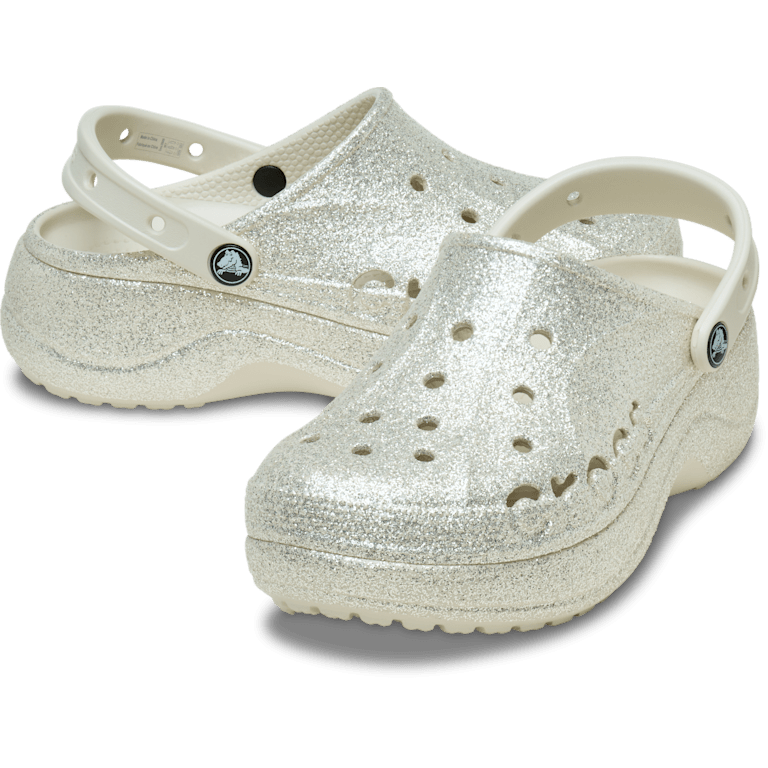クロックス公式】バヤ プラットフォーム グリッター クロッグ