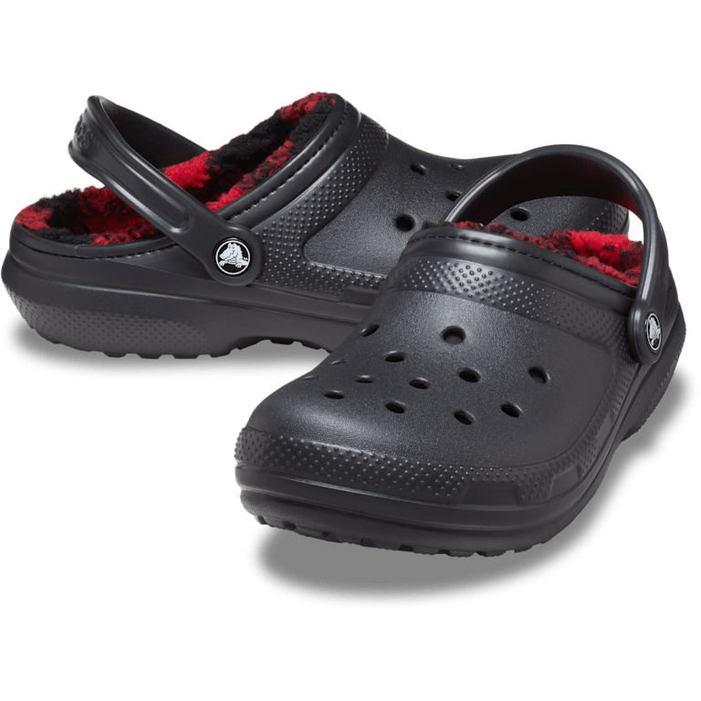 ◆CROCS◆ Classic Lined Buff Check Clog Black 210738001 Classic Lined Buff Check Clog - Crocs