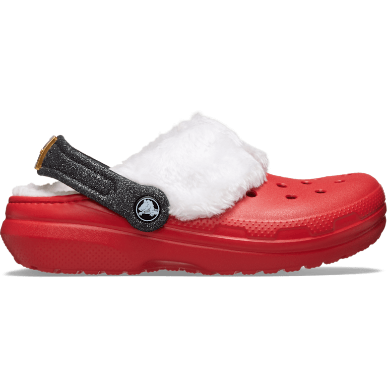 [CROCS] サンダル CLASSIC LINED CLOG SANTA CLOG レッド Red Crocs Unisex Classic Lined Santa Clog | Rack Room Shoes