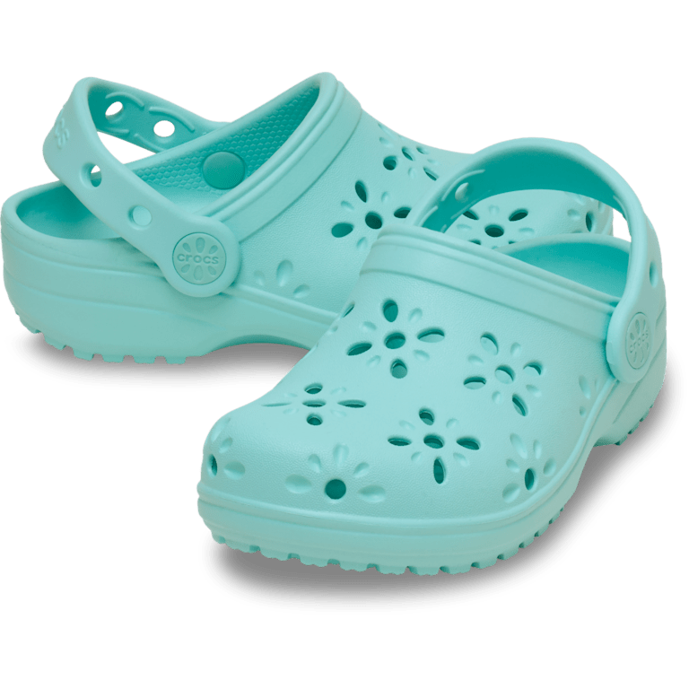 Toddler Classic Floral Cut-Out Clog - Crocs