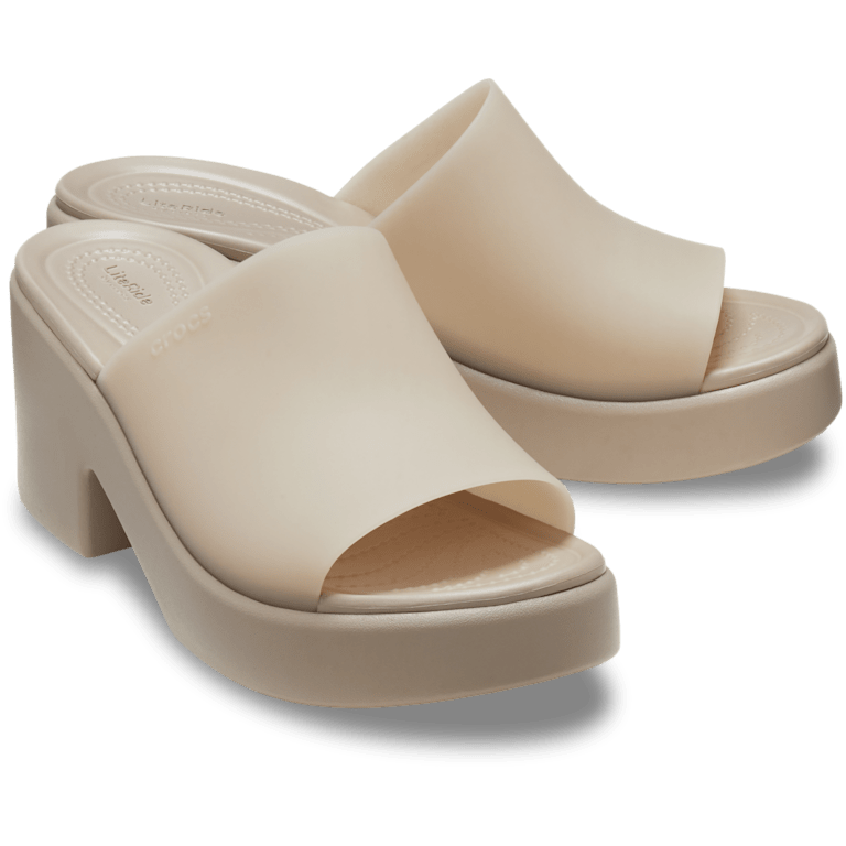 本当に信頼出来る店 Brooklyn Frosted Slide Heel - Crocs 靴