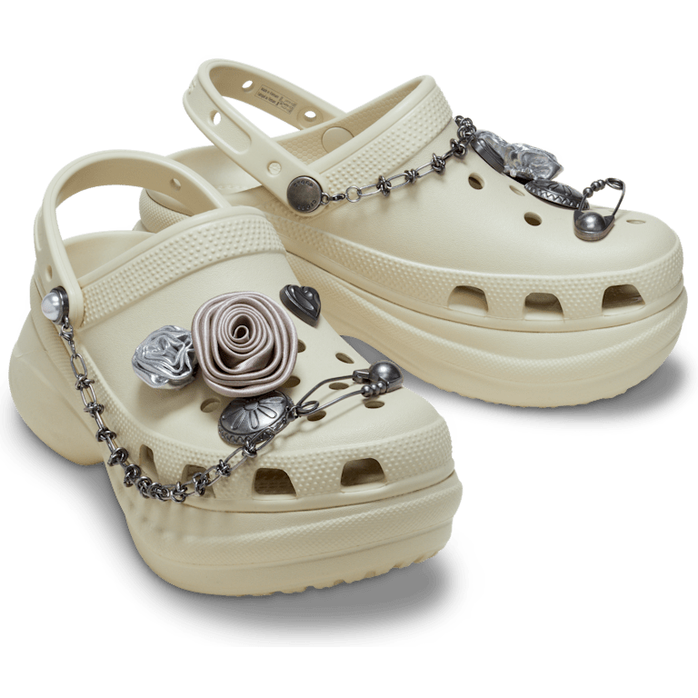 クロックス公式】ベイ メタリック ローズ クロッグ｜レディース