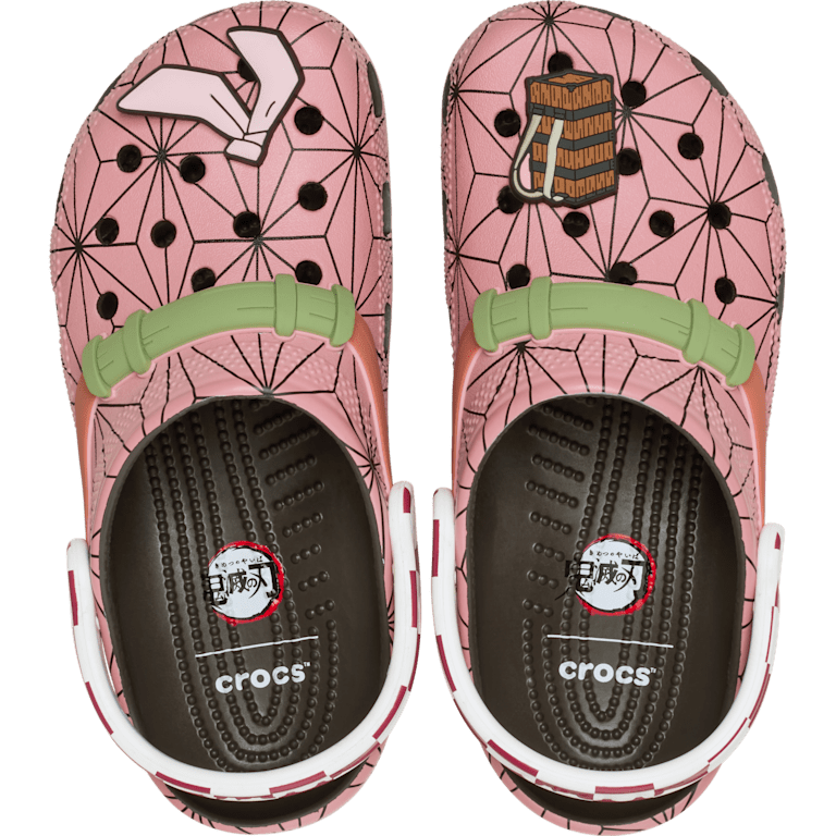 【crocs】DEMON SLAYER NEZUKO CLOG 鬼滅の刃 禰豆子 国内発送 Classic Demon Slayer Nezuko Clog - Crocs
