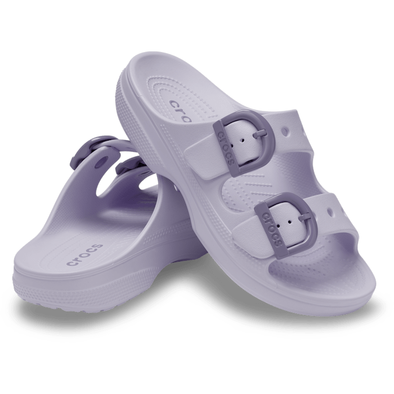 Saturday Enamel Buckle Sandal - Crocs