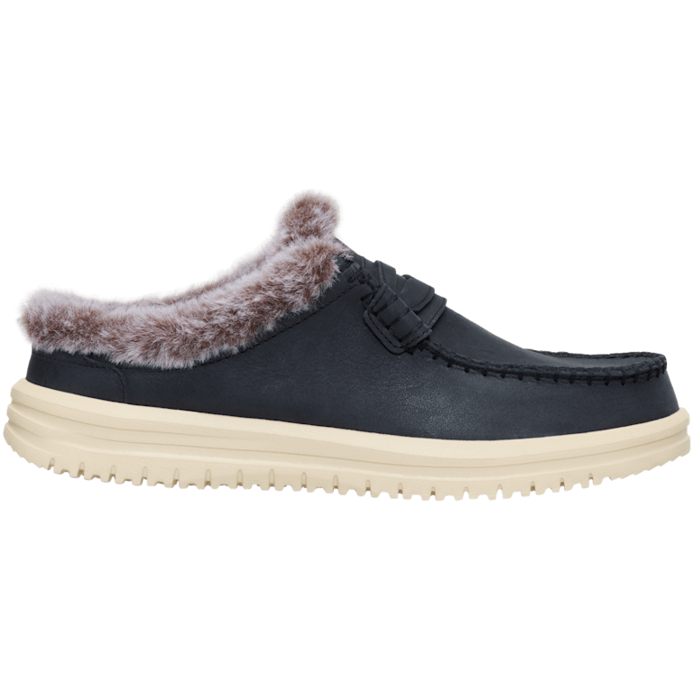 Wendy NXT Mule Leather Cozy - HEYDUDE