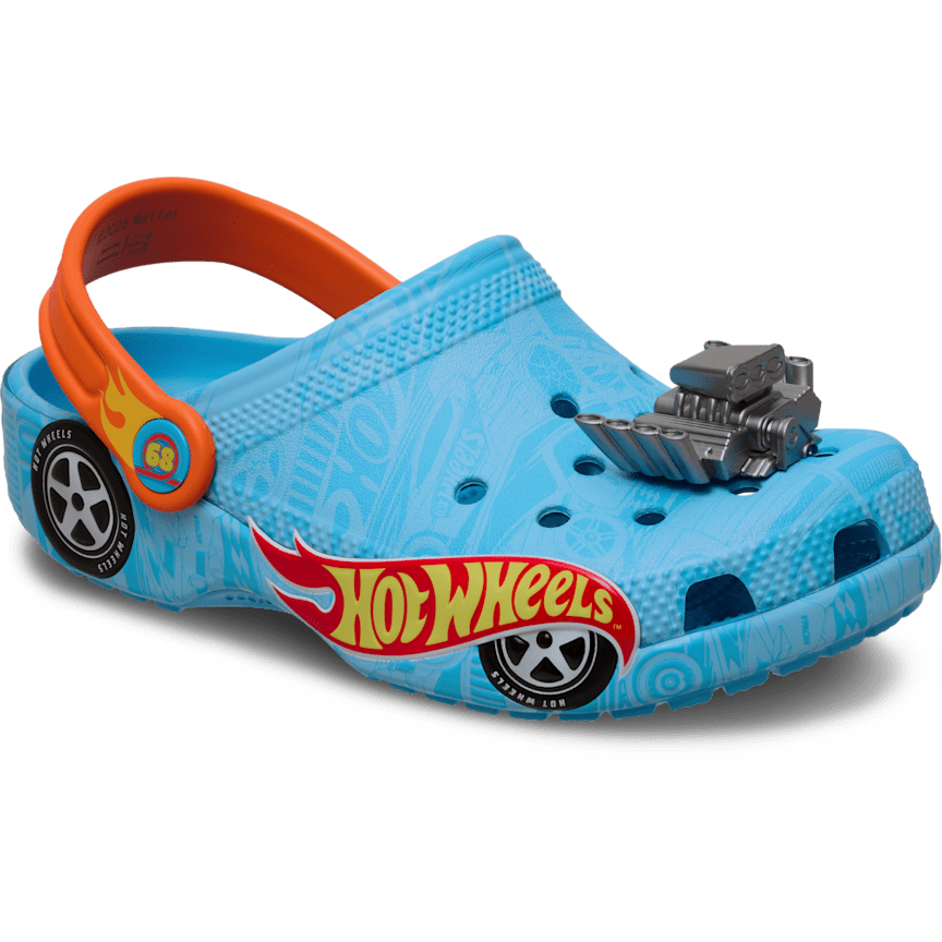 Toddler Crocs Classic Clog "Hot Wheels" (213657-90H)