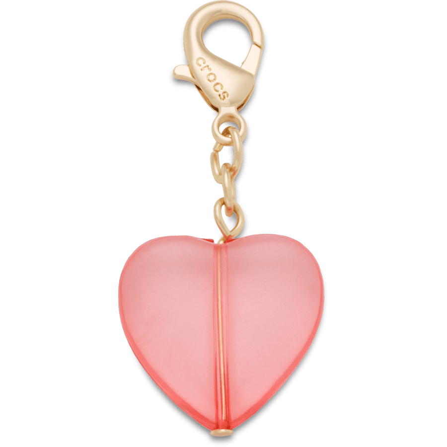 Pink Heart Charm - Crocs