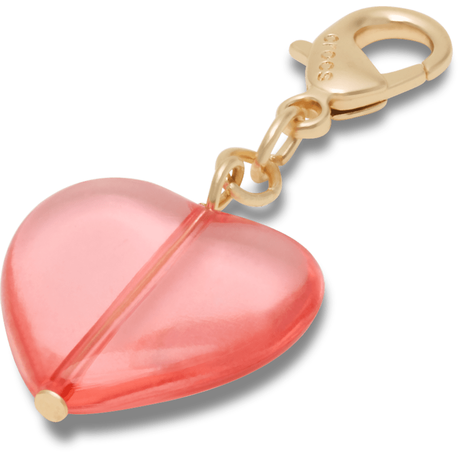 Pink Heart Charm - Crocs