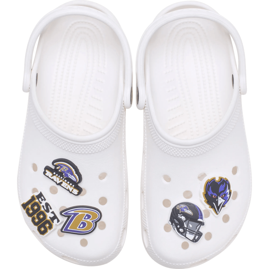 NFL Baltimore Ravens 5 Pack - Crocs