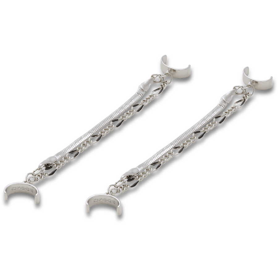 Double Silver Sandal Chain 2 Pack - Crocs