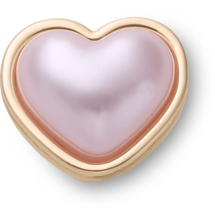 Pink Heart Sandal C Charm - Crocs