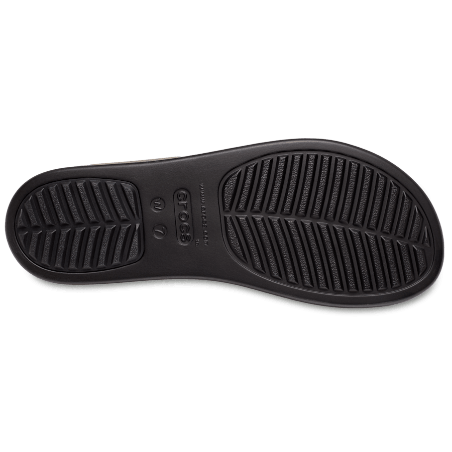 Brooklyn Buckle Low Wedge Sandal - Crocs