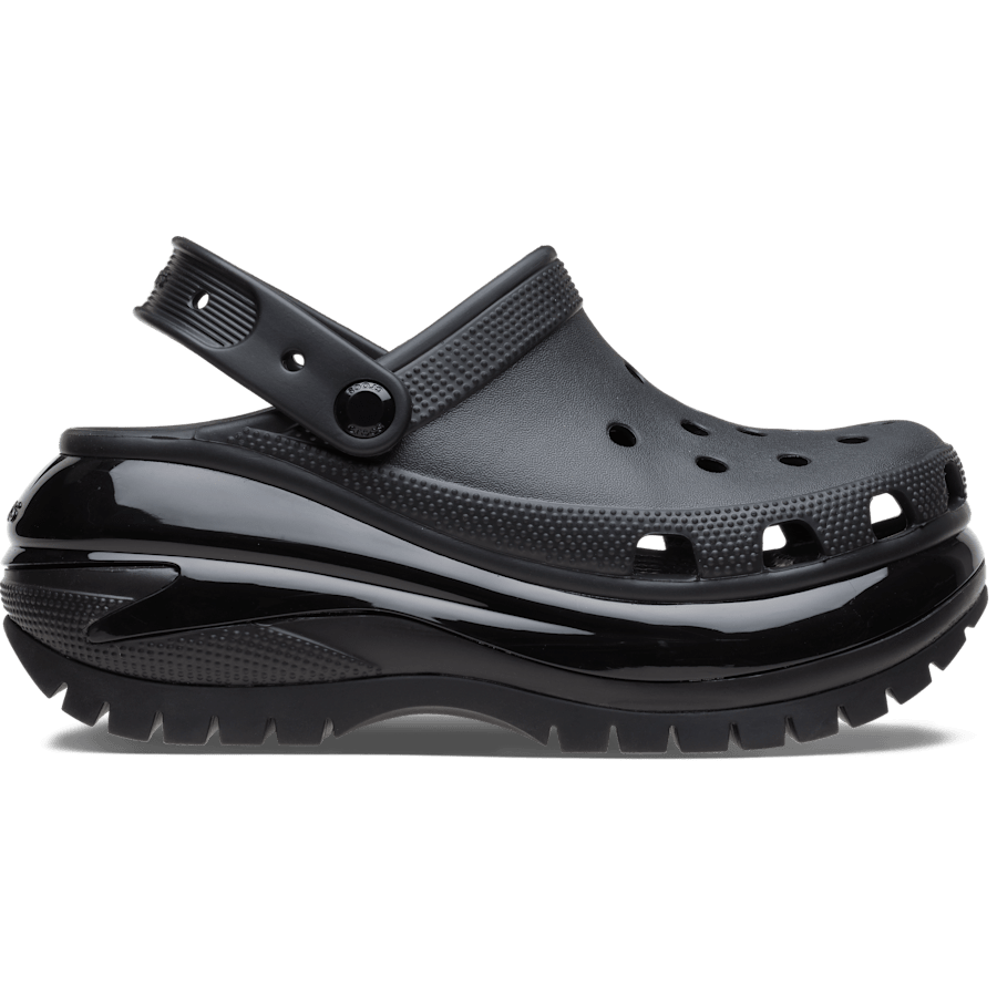 クロックス　メガクラッシュクロッグ　27㎝　ブラック　装飾付き メガ クラッシュ クロッグ - Crocs