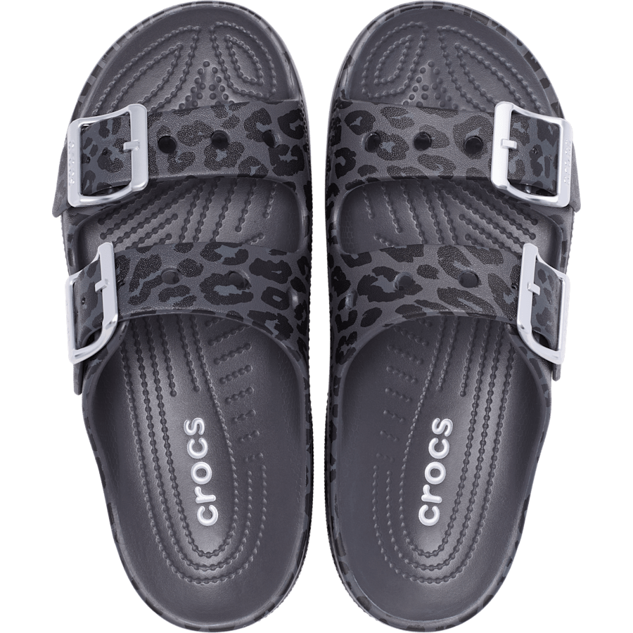 Saturday Metallic Buckle Animal Sandal - Crocs