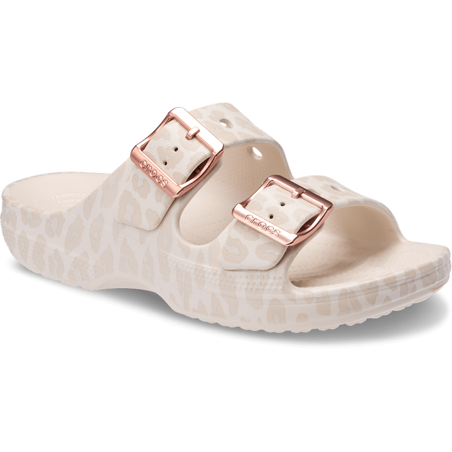 Saturday Metallic Buckle Animal Sandal - Crocs
