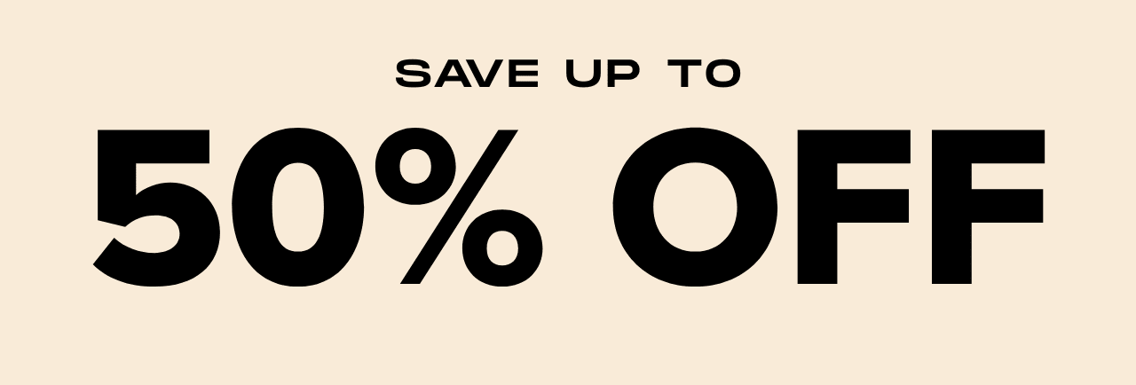 Up to 50% off
