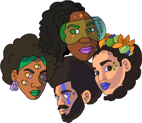 SZA's Super Friends Illustration