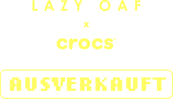 Lazy Oaf and Crocs, sold out.