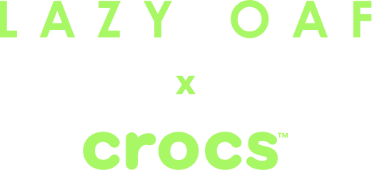 Lazy Oaf and Crocs.