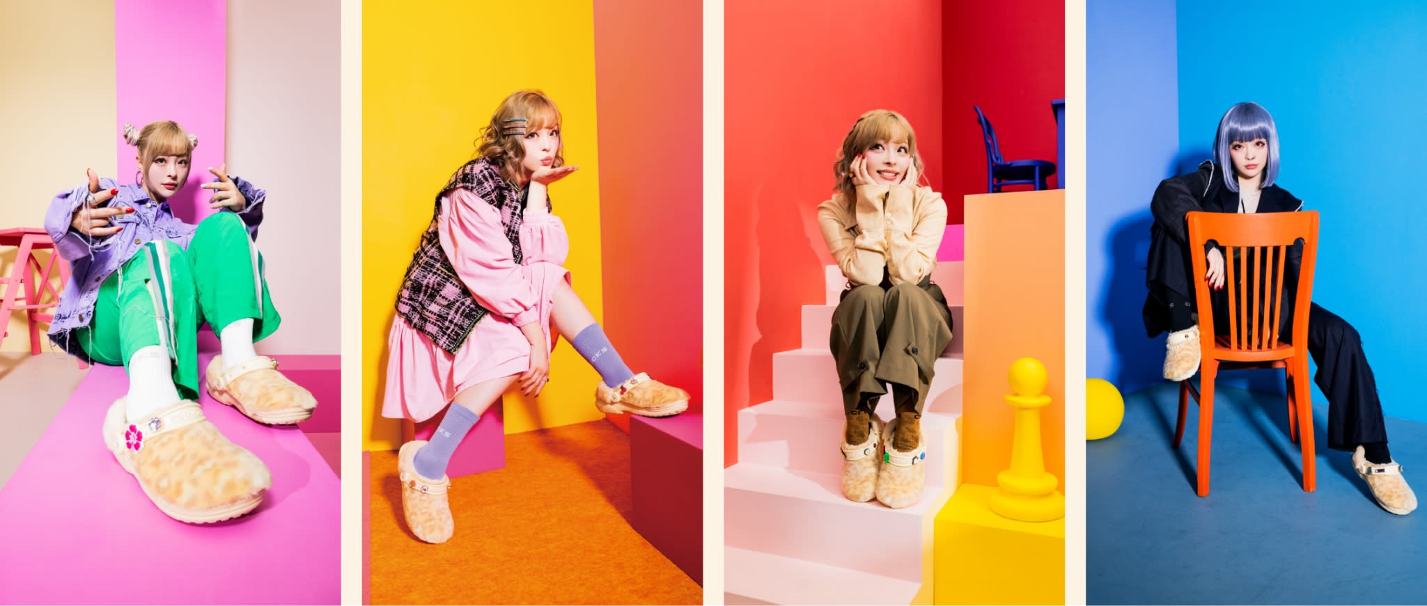 Kyary Pamyu Pamyu Posing in Fur Sure Clog