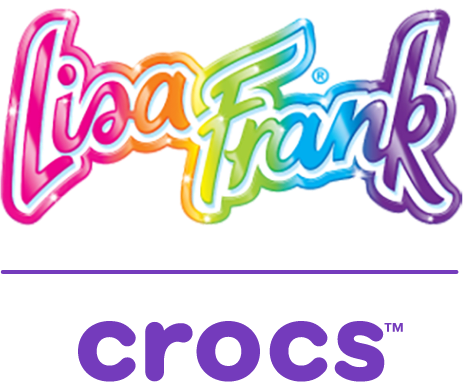 Lisa Frank x Crocs Logo