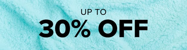 - up to - 30% off