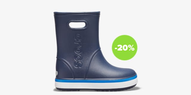 KIDS’ CROCBAND™ RAIN BOOT