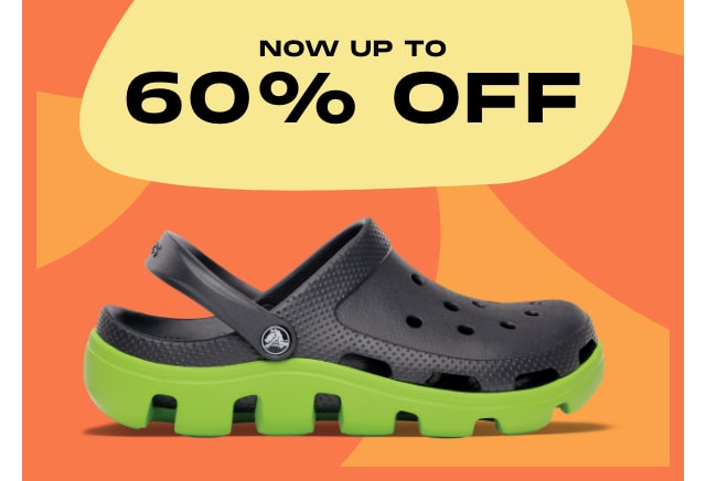 Now Up to 60% off