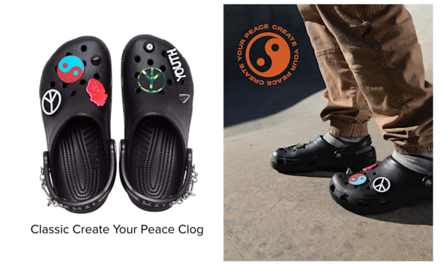 Classic Create Your Peace Clog
