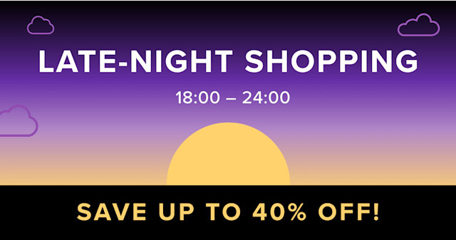 - up to - 40% off