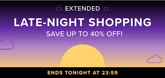 - up to - 40% off