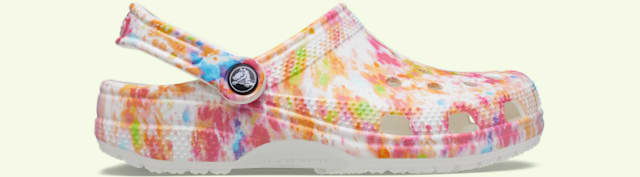 Classic Tie-Dye Graphic Clog