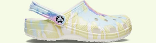 Classic Tie-Dye Graphic Clog