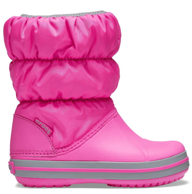 Kids' Winter Puff Boot - Electric Pink / Light Grey