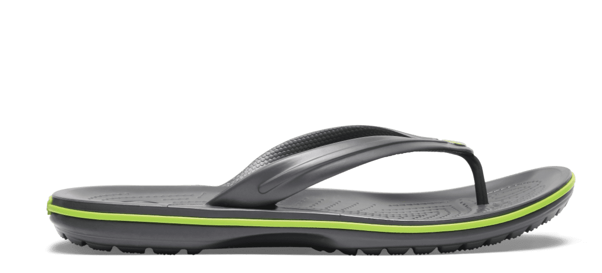Crocband™ Flip - Graphite / Volt Green