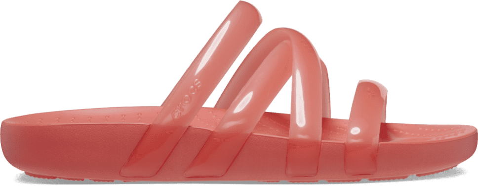 Crocs Splash Glossy Strappy Sandal - Neon Watermelon