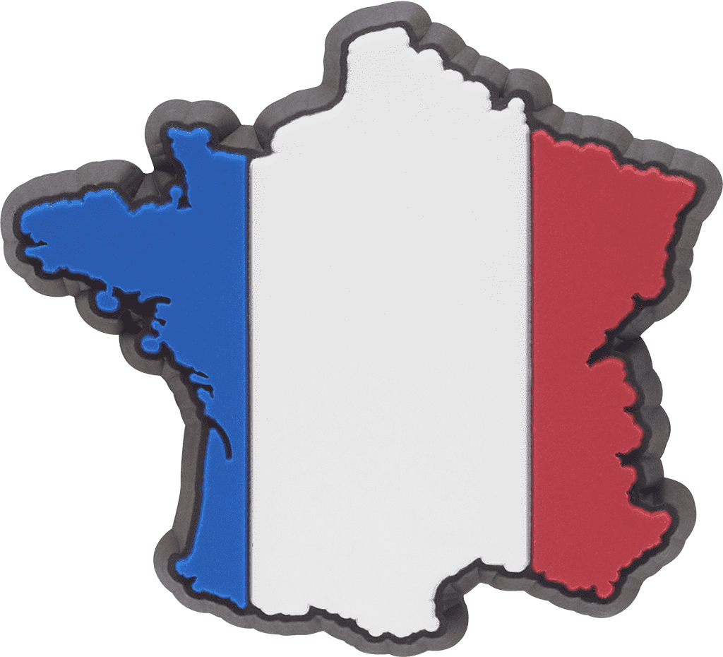 crocs Jibbitz France Country Flag Charm