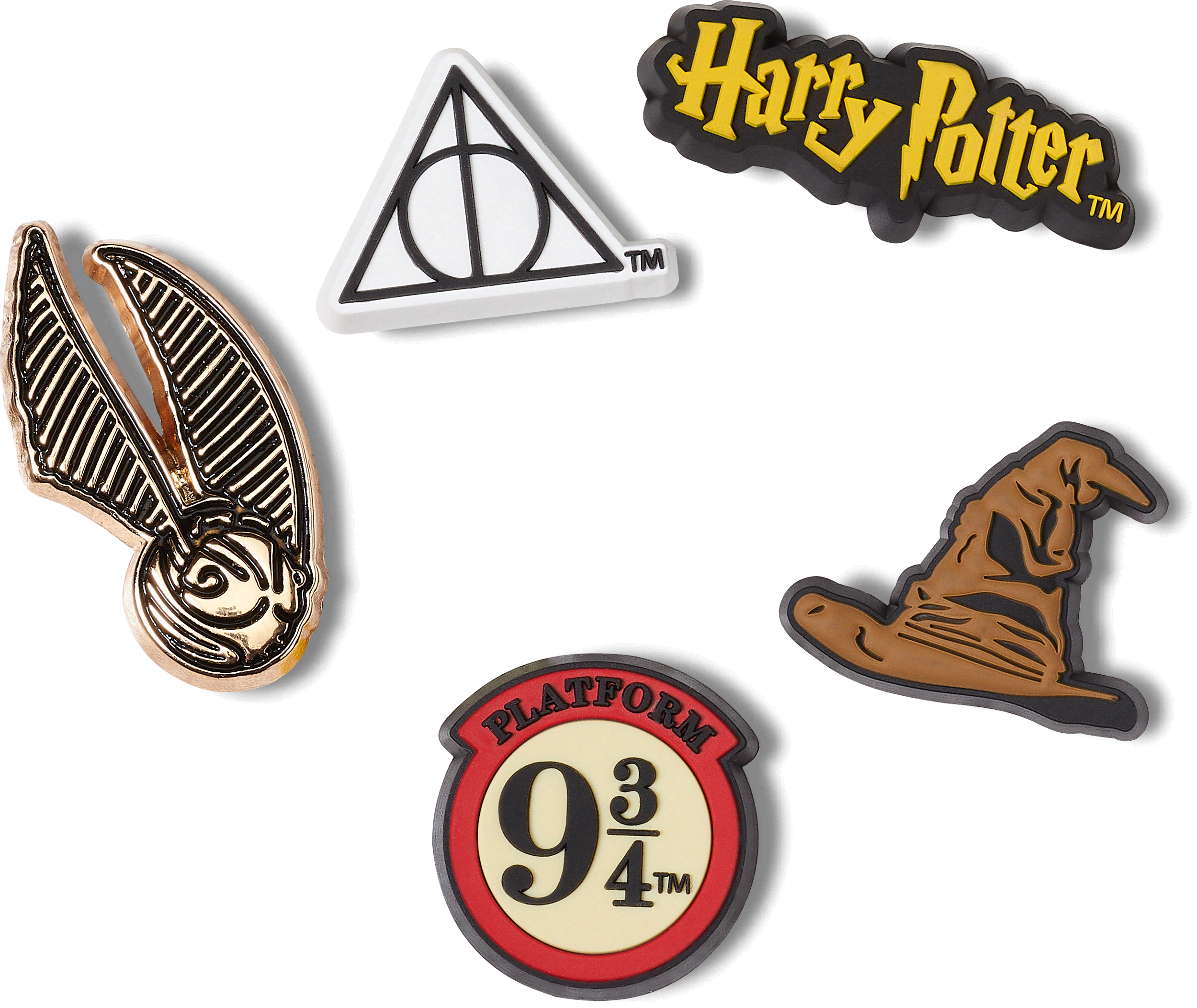 Crocs  Harry Potter Symbol 5Pck  women's Aftercare kit in Multicolour
