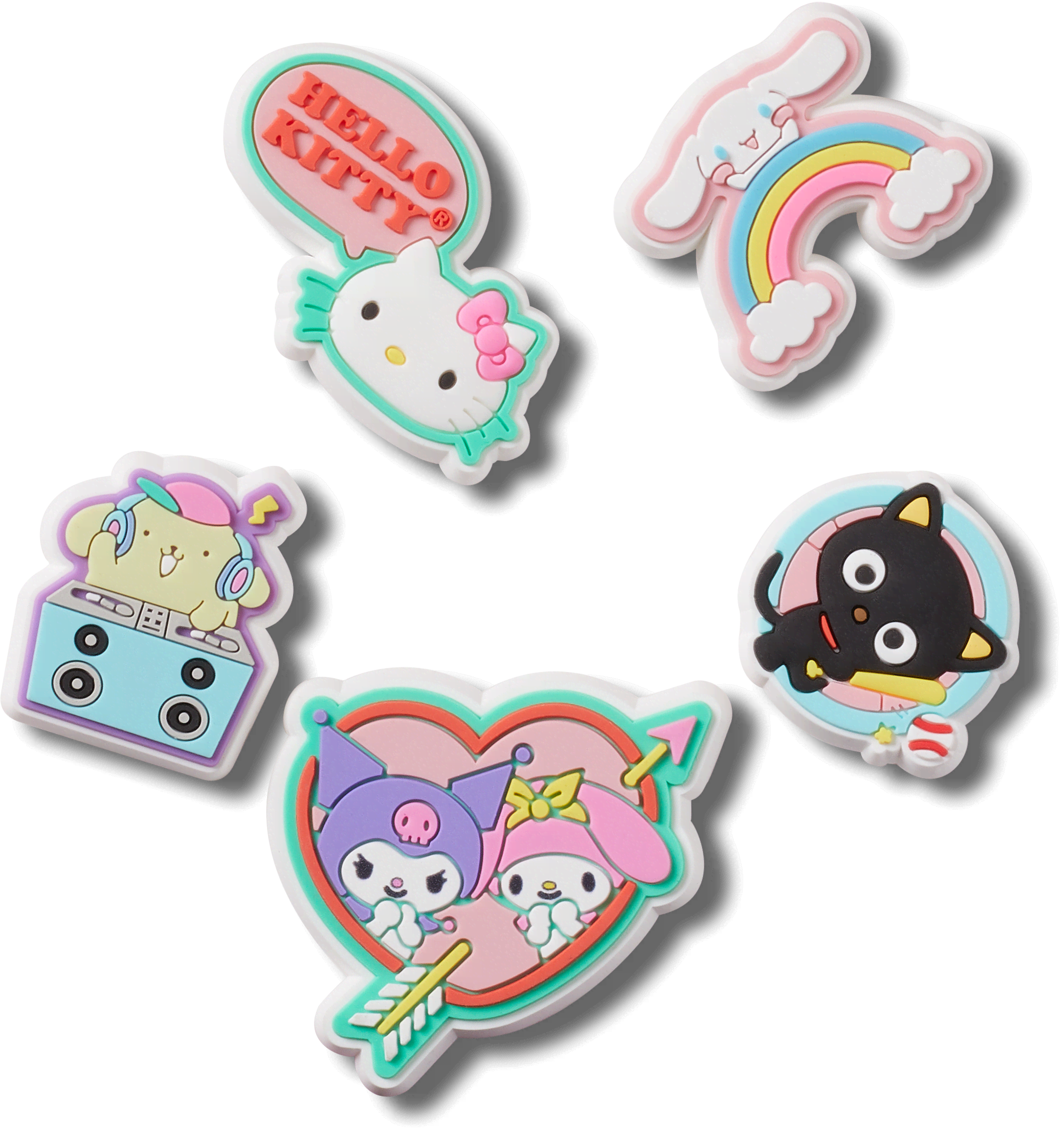 Crocs  Hello Kitty and Friends 5 Pack  women's Aftercare kit in Multicolour