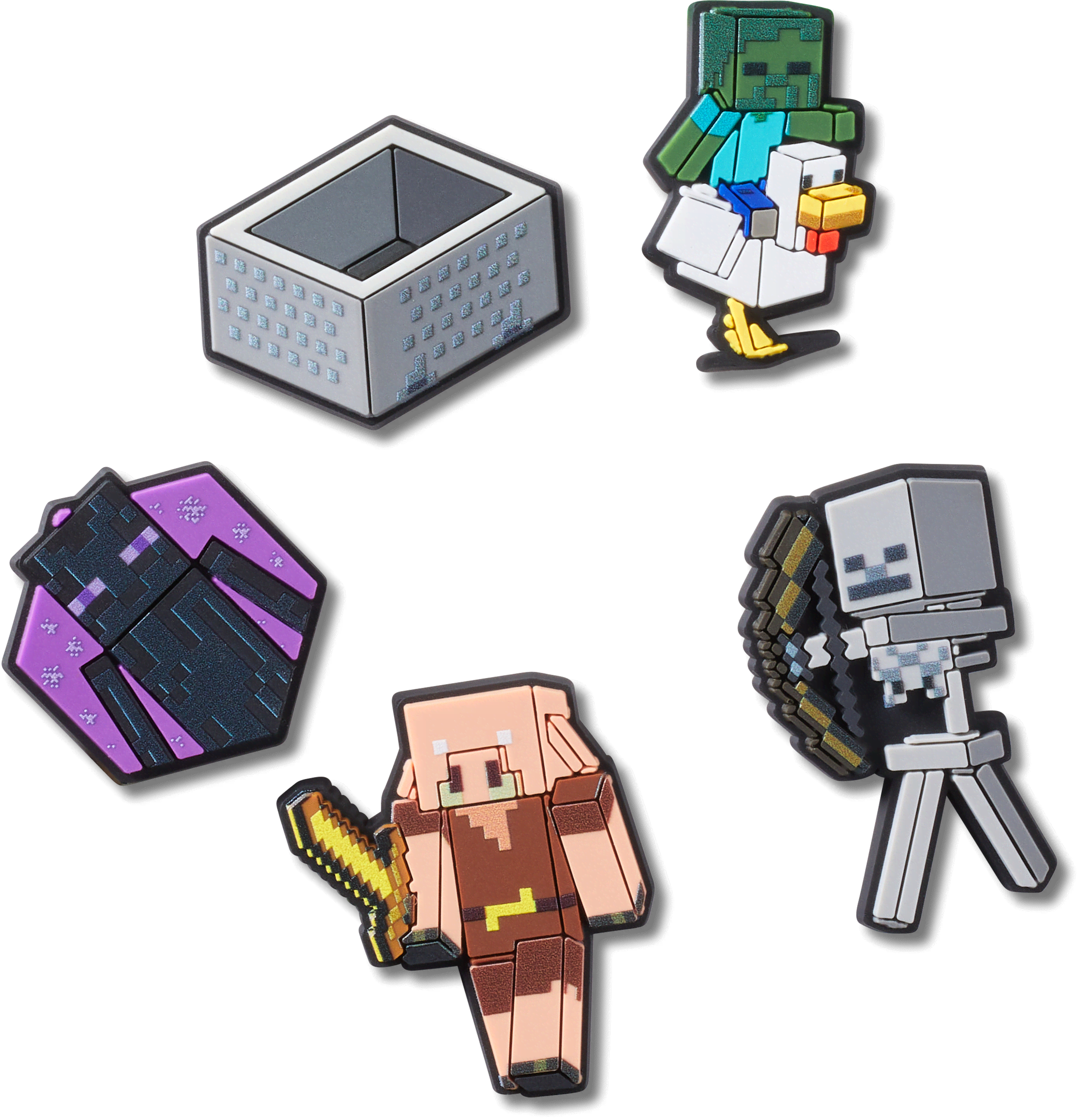 Crocs | Jibbitz | Minecraft 5 Pack