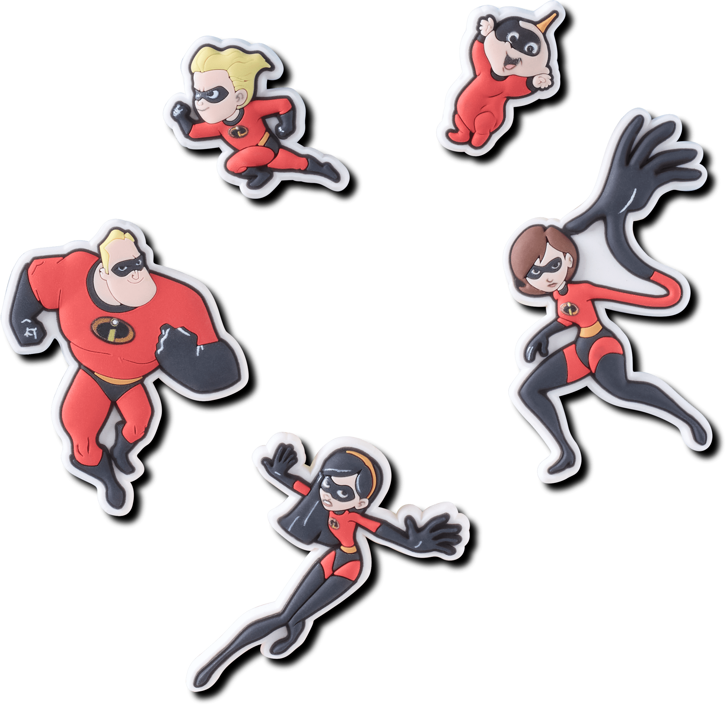 Crocs | Jibbitz | Pixar Incredibles 5 Pack